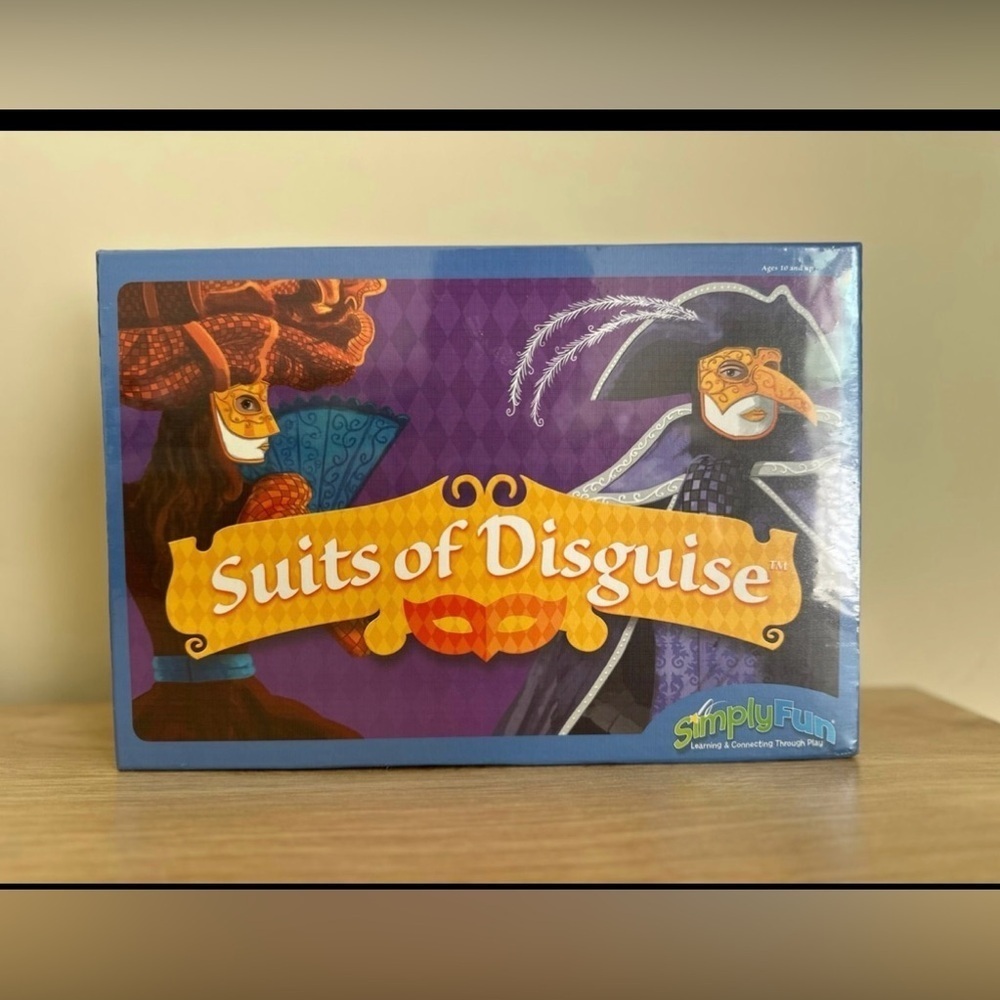 Suits Of Disguise - Simply Fun - Masquarade Card Game - NEW SEALED